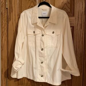Old Navy shirt jacket. Size XXL. Unlined. Pale pink color. Like new!